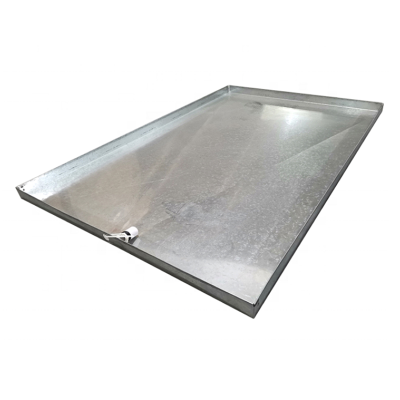 Bandejas recolectoras de condensado de acero galvanizado para sistemas de aire acondicionado